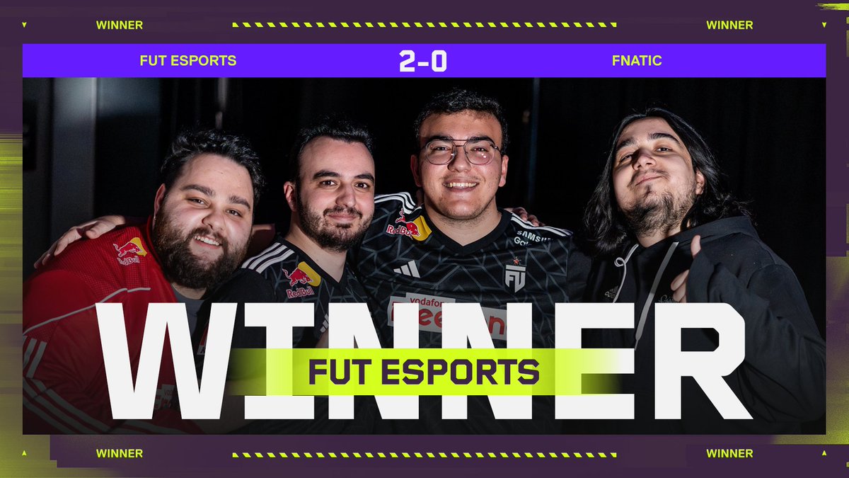 FUTURE IS @FUTEsportsgg! Turkish squad secures their first ever victory against @FNATIC! #VCTEMEA