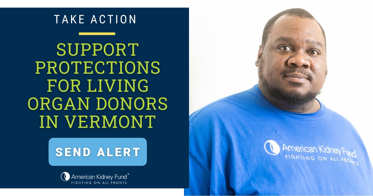 #VT residents — H. 83 will help living #organdonors by creating a tax credit of up to $10,000 for costs associated with their donation. Urge your representatives to support this bill now: bit.ly/3VAT67Z