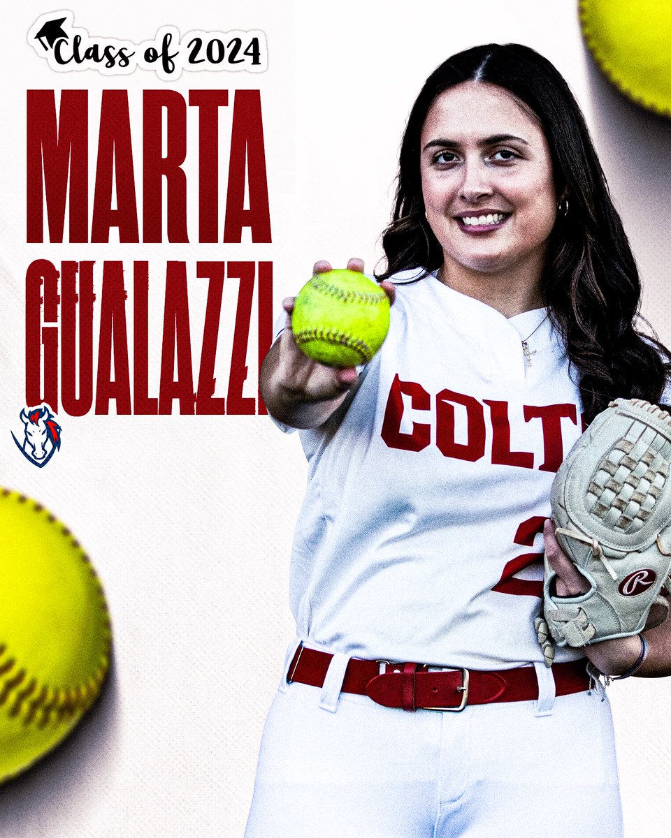 Our Class of 2024’s third member is third baseman <a href="/GualazziMarta/">Marta Gualazzi 🥎</a>! 🎓

Marta has been playing softball since she was 8 years old and is a four-year letterman. She will be attending Robert Morris University majoring in Health Sciences and continue playing softball. Congrats Marta!!