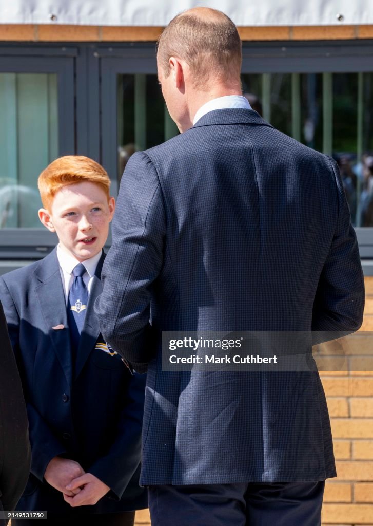 #PrinceWilliam #PrinceOfWales  Loved this story ,  Surprises young man who wrote him. Prince of Wales visits St. Michael's Church of England High School to  learn about the award-winning student-led initiatives available to  pupils to support their mental health and well being