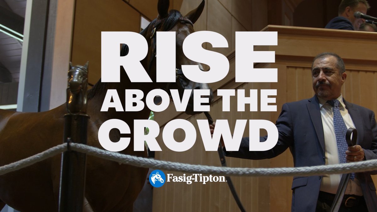 ⬆️Rise above the crowd at our 2024 selected yearling sales! #FasigSelected Nominate now ➡️ selectedyearlings.fasigtipton.com