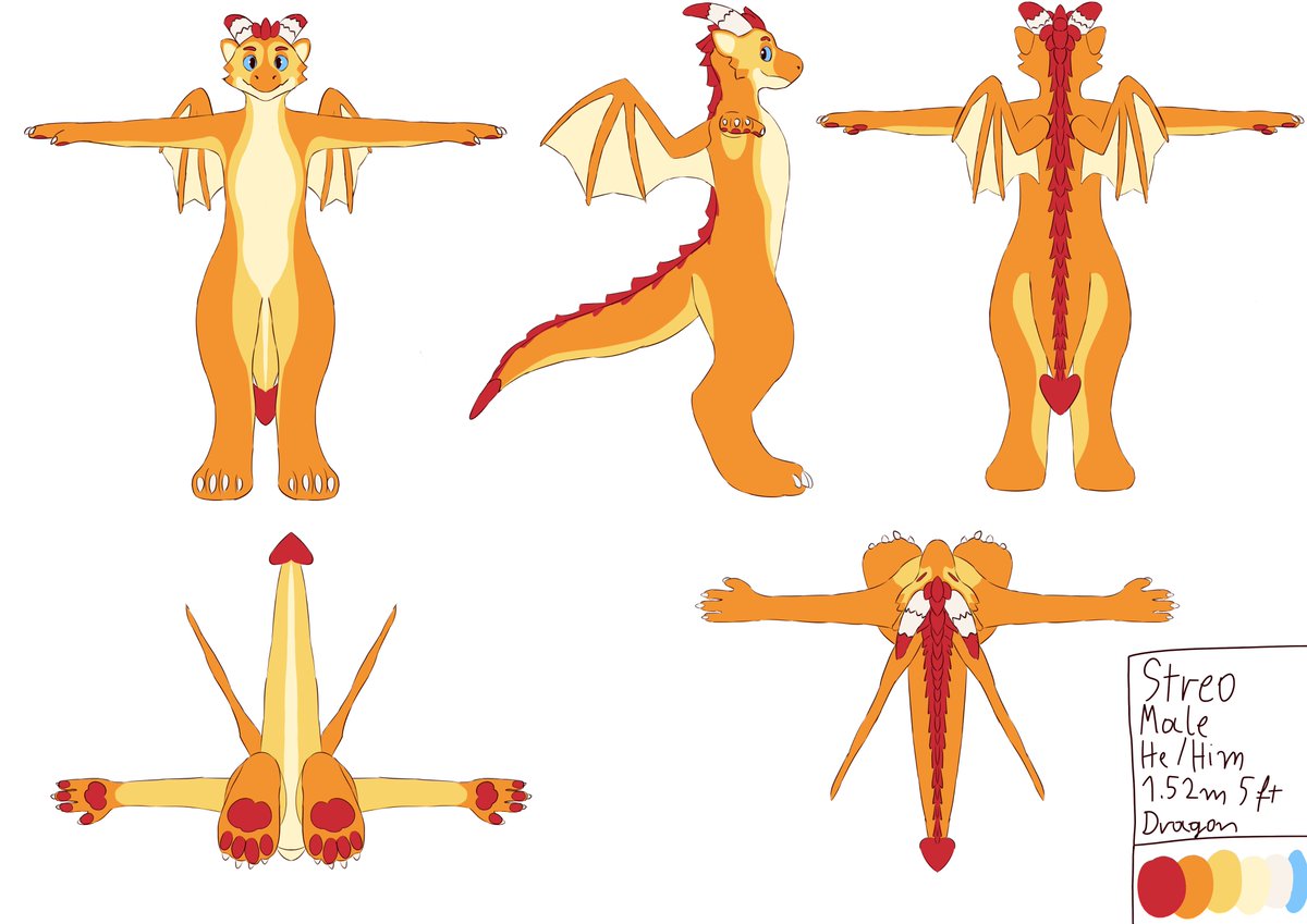 Str30_'s tweet image. Finally got around to updating my ref sheet xp
(Yes i did draw over the vrchat avatar i use X3)