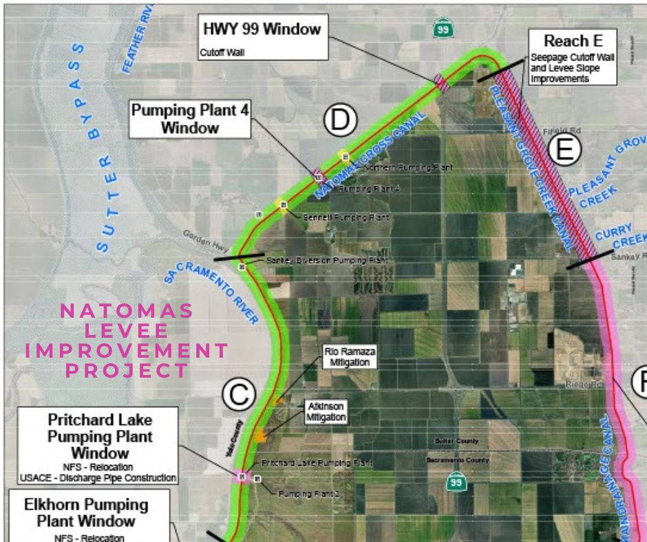 Get ready for construction on the Natomas Levee Improvement Project (NLIP) in Sutter County! Lane closures on Hwy 99 near Howsley Road in both directions starting in May and continuing through October. 🚧 ow.ly/VseS50Roi3s
#NLIPUpdate #FloodPrevention