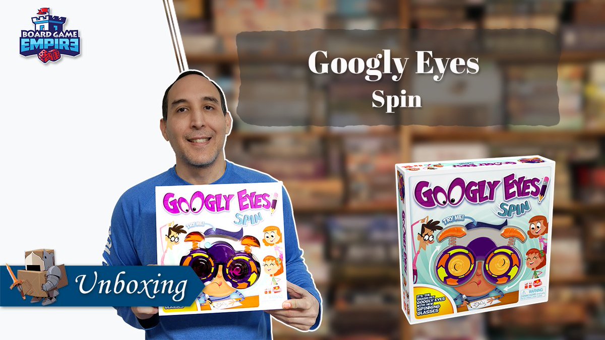 Googly Eyes Spin Unboxing youtube.com/watch?v=oy8xp3… @GoliathGamesUS #boardgameempire #Unboxing #TopGames #BoardGames #GooglyEyesSpin #GoliathGames #BGG #boardgamenight #boardgamenights #boardgameaddict #boardgamegeeks #boardgameday #boardgamecommunity #gamenight