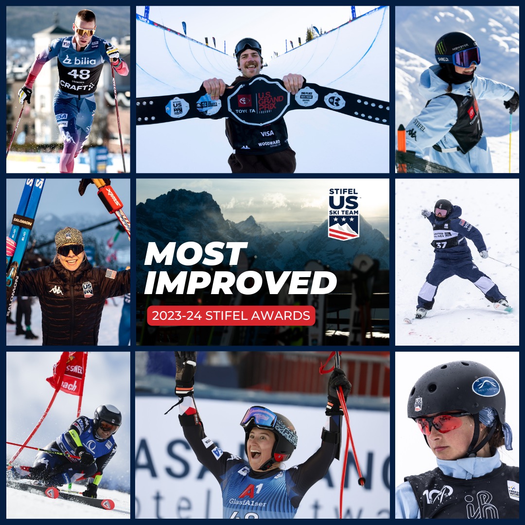 ⭐ Most Improved ⭐

Alpine: Ryder Sarchett, Lauren Macuga

Cross Country: Zanden McMullen, Sophia Laukli,

Freestyle: Asher Michel, Karenna Elliott

Freeski: Hunter Hess, Riley Jacobs

#stifelusskiteam @Stifel