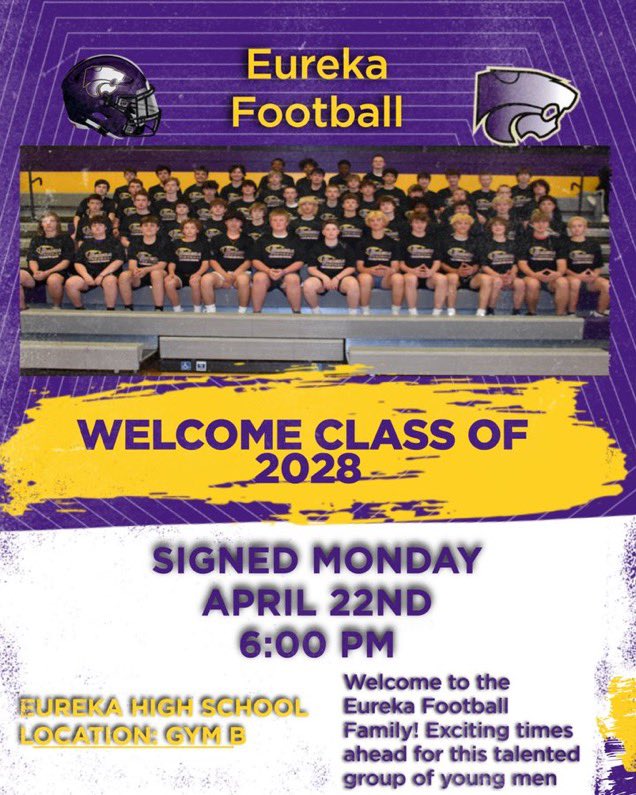 Welcome Class of 2028! How many of these men will we see in Wildcat Football jerseys as seniors? PROUD TO BE A WILDCAT!