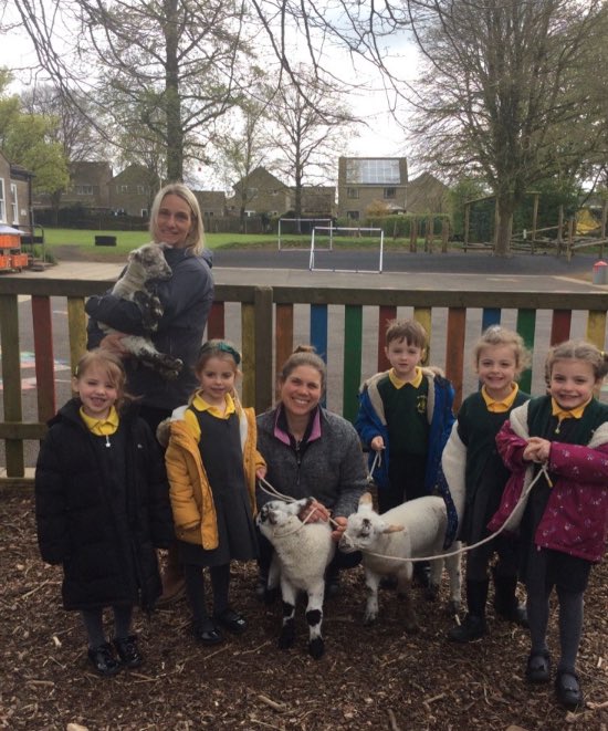 Spring has definitely sprung at St Aldhelm’s. Mrs Bevan brought three beautiful lambs to join us this week. There were questions galore and lots of cuddles too! #learningtogether #lifeinallitsfullness