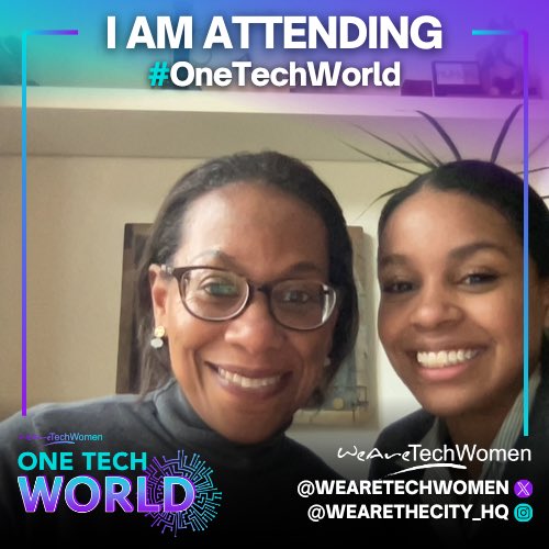 And now Avye has also joined! Connect with us! #OneTechWorld #WeAreTechWomen #WomenInTech
