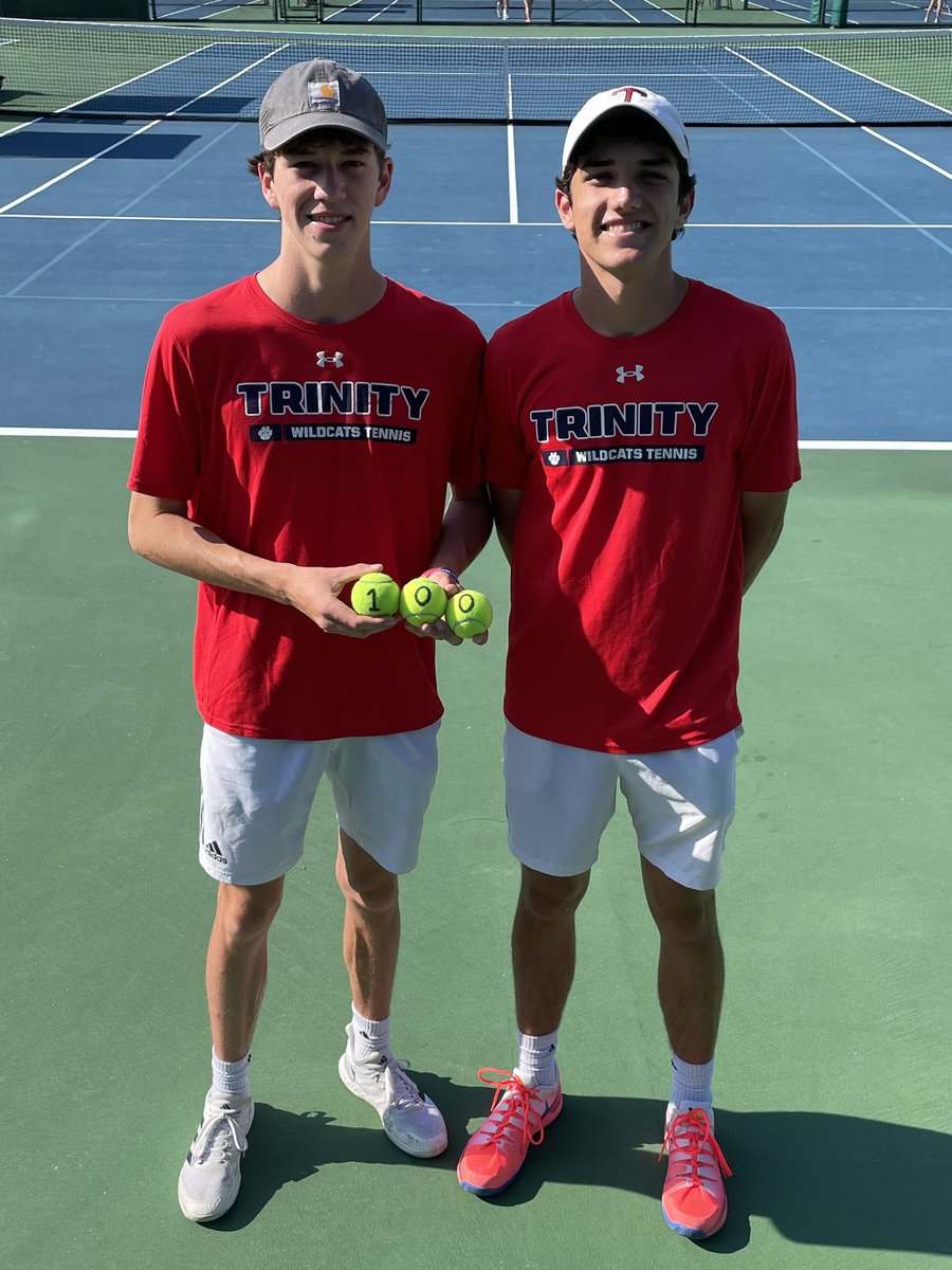 🎾<a href="/TrinityWildcats/">TRINITY</a> first round 6A state. Samuel &amp; James Treadwell get 100th doubles win together. Won rd 2 to get win 101. So proud of these brothers/partners! <a href="/aldotcomPreps/">AL.com H.S. Sports</a> <a href="/Jerryhump3/">Jerry Humphrey III</a> <a href="/AHSAAUpdates/">AHSAA</a> <a href="/TPSAthletics1/">Trinity Wildcats Athletics</a> <a href="/MgmindyS/">Montgomery Independent Sports</a> <a href="/mgmsports/">Advertiser Sports</a> @PrepsN