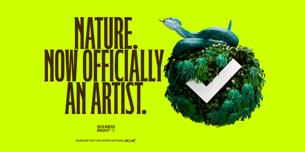 🌳 NATURE is now officially an artist!

<a href="/SoundsRight2024/">soundsright.earth</a> is an initiative by @MuseumfortheUN to recognize Nature as a musical artist &amp; help fund conservation projects around the world 🎵

Listen 🎧 open.spotify.com/playlist/38ABj…
Learn more 🙋‍♀️ soundsright.earth