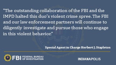 Violent felon and his female accomplice sentenced to a combined 50 years in federal prison for eight armed robberies and two shootings in one month. ow.ly/kmQT50RoinC