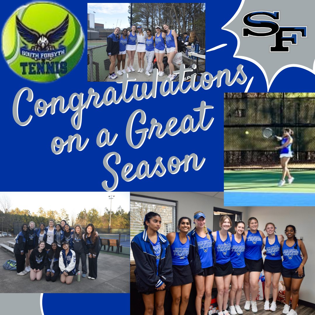 While the season didn’t end as planned, we’ll never forget the memories. Good Luck to our Seniors in their future endeavors and we can’t wait to see what next season brings. 💙🎾🦅 #Tennis #tennisplayer #hssports #nextyearisouryear #nextyeargoals #sofonation
