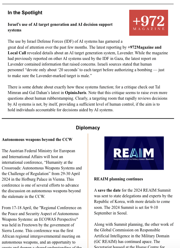Have you received our latest WarTech Newsletter? Sign up here for this monthly overview of key developments in diplomacy and military tech: lp.constantcontactpages.com/sl/U1ri8PW/War…