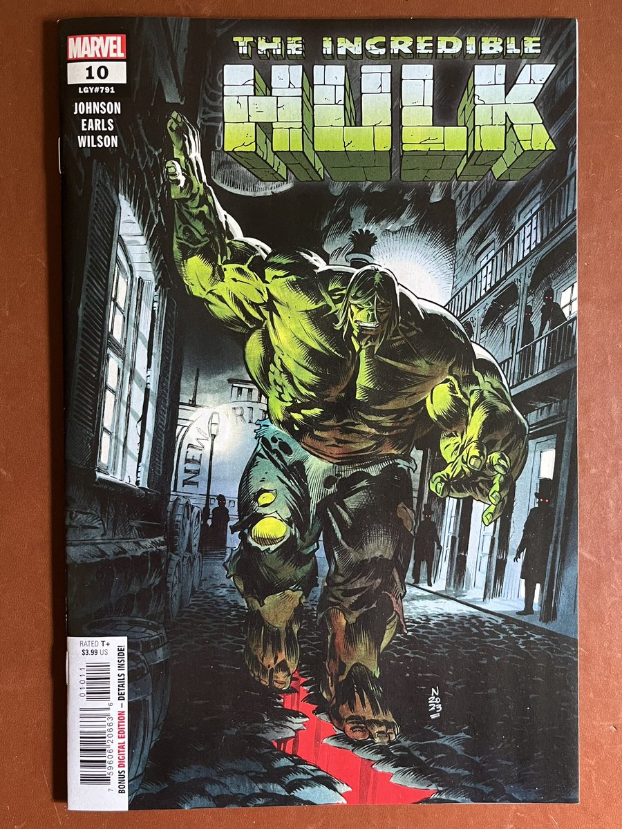 Incredible Hulk #10 (2024) — Nice eerie art by @dannyearls16 and equally eerie story by @PhillipKJohnson. Very impressive backgrounds by Danny!