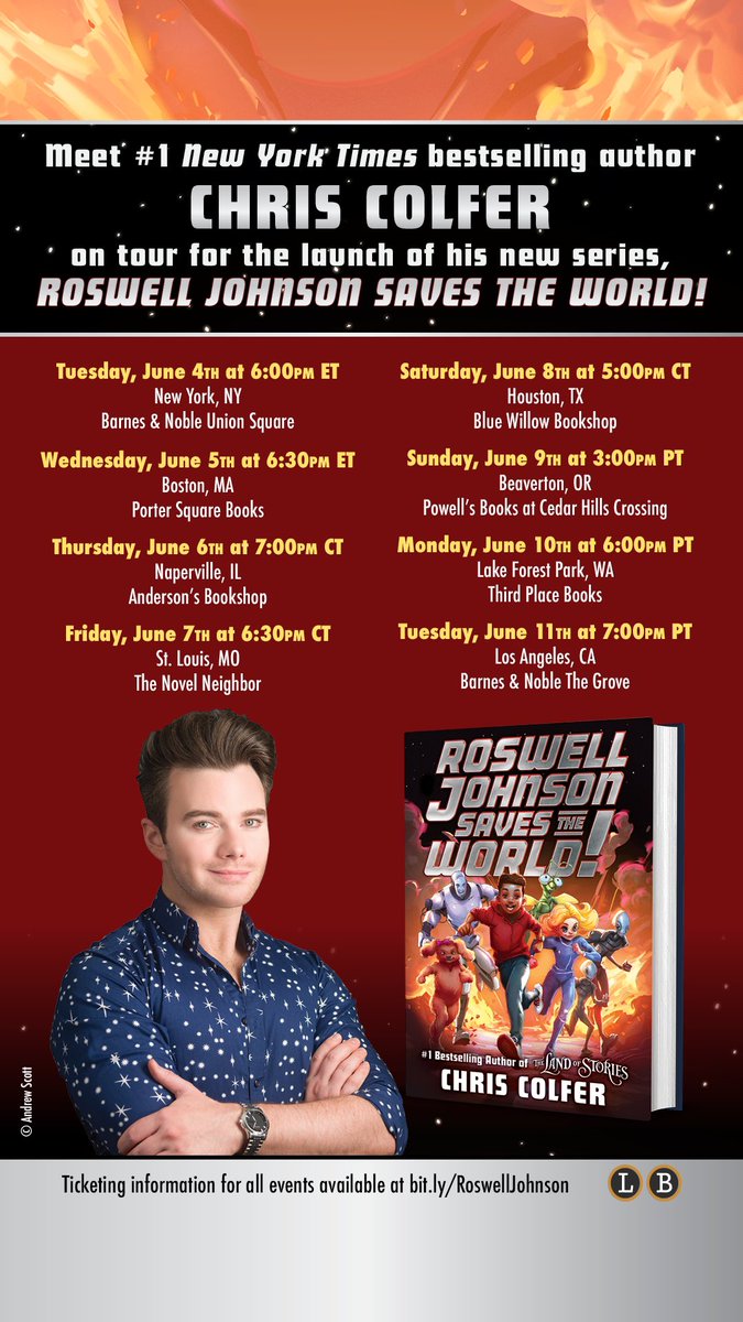 Hope to see you all this summer on the #RoswellJohnson tour! Terrestrials and extraterrestrials of all ages are welcome! bit.ly/RoswellJohnson