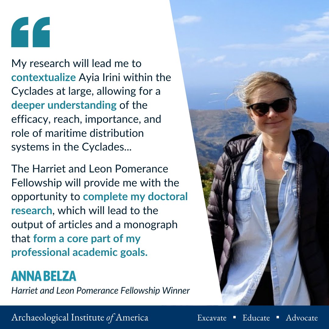 This summer, our grant and fellowship recipients will travel the world to conduct research, gather data, and write about their fellowship projects. To learn more about Anna's story, click here: ow.ly/oLtG50RmtPa