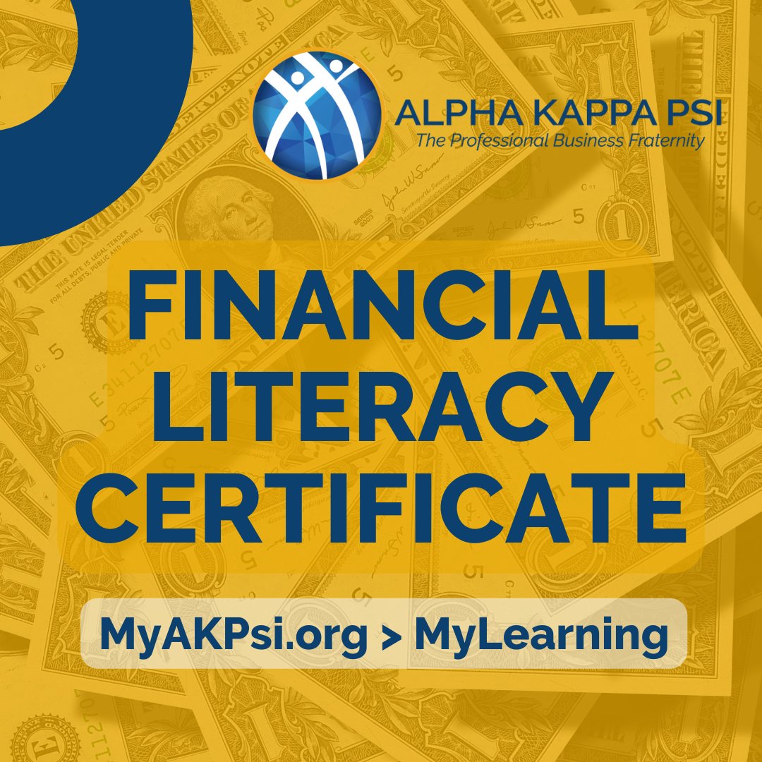 Happy International Financial Independence Awareness Day! 🌍💸 Empower your financial future with our financial literacy certificate available on MyAKPsi.org > MyLearning. Why wait? Start today and take a step towards financial independence!

#akpsi