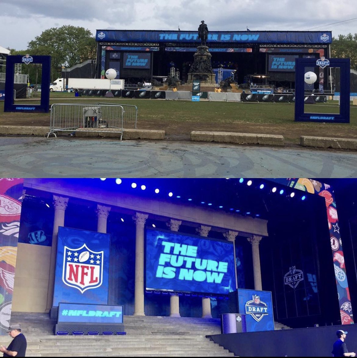 OJPhilly's tweet photo. TBT - #NFLDraft #DraftInPHL https://t.co/YvUIuEYWFr