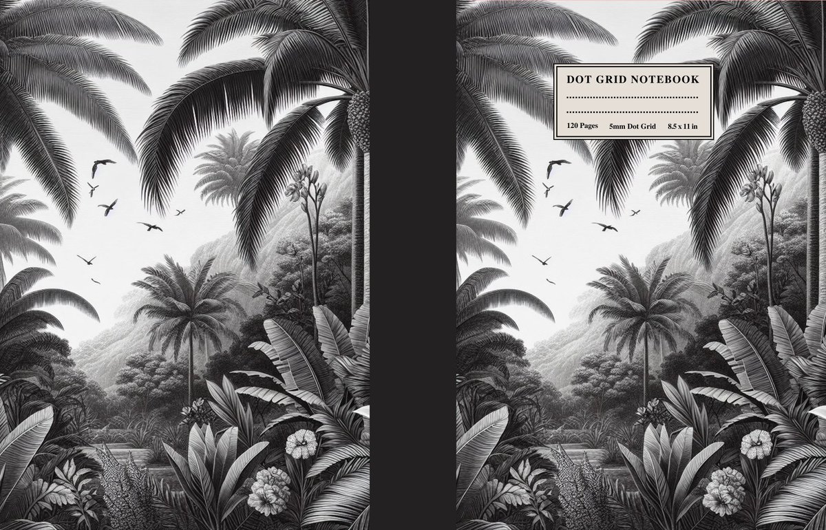 Vintage Tropical #Retro Soft Cover 8.5' X 11' Dot Grid  #Notebook For Creative #BulletJournaling #Doodling #VisionBoards #Sketching #MoodTracker #dotgrid #vintagestyle #journal #journaling #palmtree #jungle #bulletjournal #bujo #vintage 
thistlemouse.co.uk/collections/no…