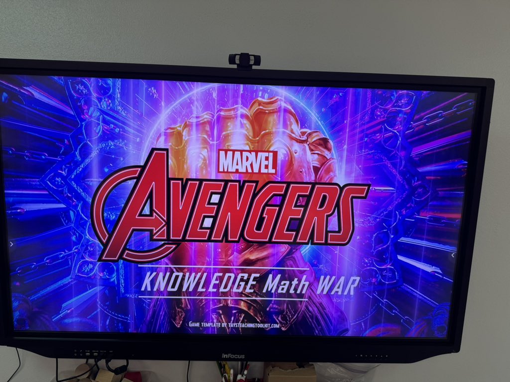 JoAnnR2017's tweet photo. Avengers battle for infinity stones as they review addition/subtraction word problems & numerical patterns using tables! @MVE_roadrunners #mathstaar https://t.co/w1wabgwug5