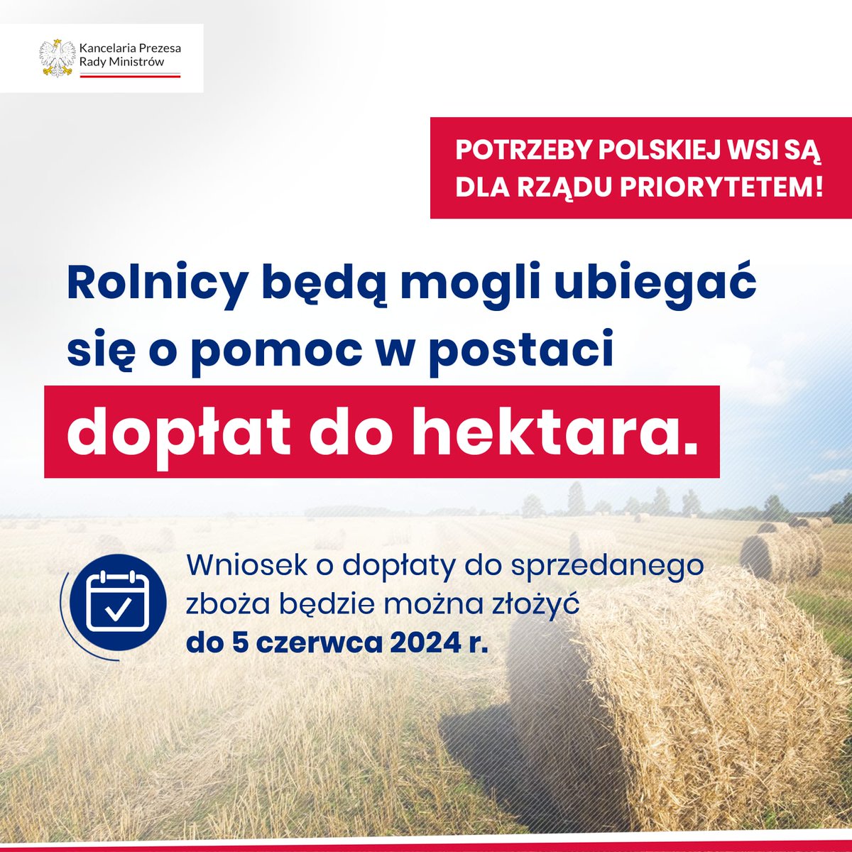 Potrzeby polskiej wsi są dla rządu priorytetem ❗️ ✅Rolnicy będą mogli ubiegać się o pomoc w postaci dopłat do hektara ⤵️