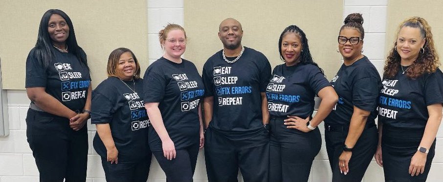 Nicolle Grant (@iamnicollegrant) on Twitter photo Eat, sleep, fix errors, and repeat! ESE and Information Services working together during todayโs data scrub session. <a href="/iam_SGreen/">Shaunte Green</a> <a href="/AntonioMattox2/">Antonio Mattox</a> DeSean Thomas <a href="/LMCoxton/">Latrina Coxton</a> <a href="/drlmbuck1/">Linda Buck</a> <a href="/LaTonya_Brown13/">LaTonya Brown</a> Eat, sleep, fix errors, and repeat! ESE and Information Services working together during todayโs data scrub session. <a href="/iam_SGreen/">Shaunte Green</a> <a href="/AntonioMattox2/">Antonio Mattox</a> DeSean Thomas <a href="/LMCoxton/">Latrina Coxton</a> <a href="/drlmbuck1/">Linda Buck</a> <a href="/LaTonya_Brown13/">LaTonya Brown</a>