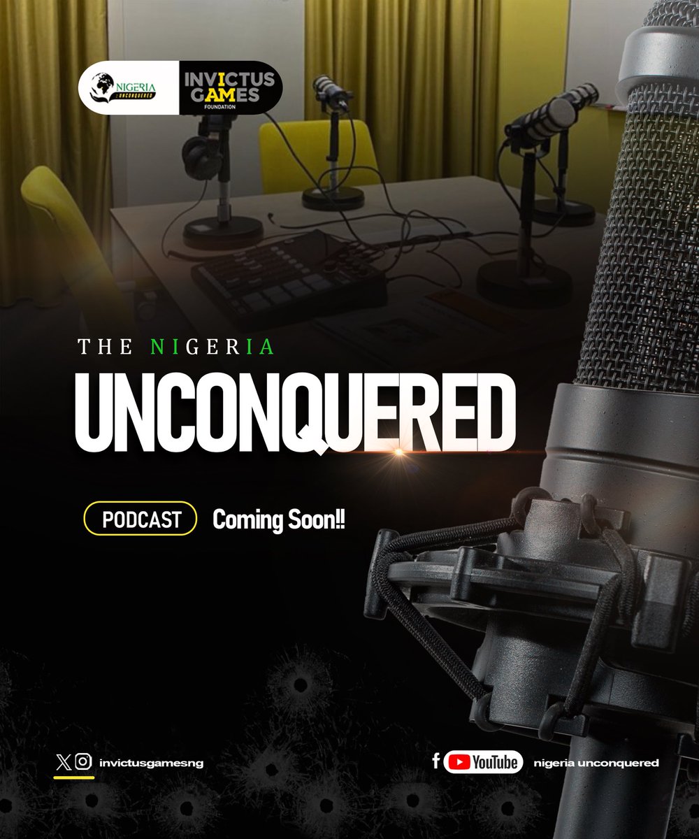BIG ANNOUNCEMENT COMING SOON! 💛🖤🇳🇬💪🏽 Are you ready?? Let us know in the comments #thenigeriaunconqueredpodcast #commingsoon #invictusspirit #invictusgames #sharedjourney