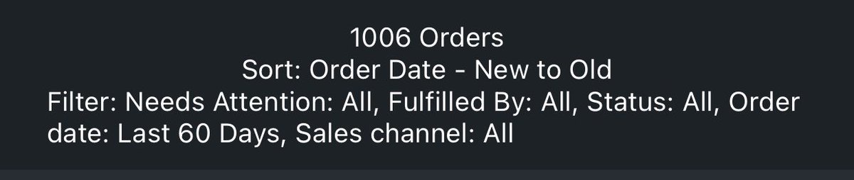 Nothing crazy but I’m proud of it 

1000+ orders in the last 60 days ✅

Let’s shoot for 2000-3000 orders in the next 60 days 🚀