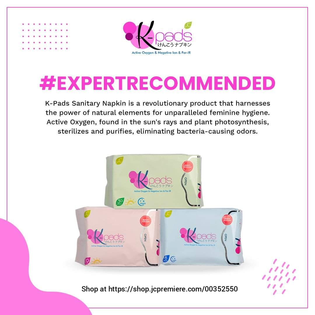 Philleaj05's tweet photo. Elevate your hygiene game with 𝙆-𝙋𝙖𝙙𝙨! Harnessing nature's Active Oxygen, our revolutionary napkins ensure unbeatable freshness and comfort.
Shop at https://t.co/maKfrCqu7s
Always Be At Your Best with 𝙆-𝙋𝙖𝙙𝙨!
#InvestInYourself #PeriodComfort #KPads #IChooseJC https://t.co/Vsn7eiPpvA