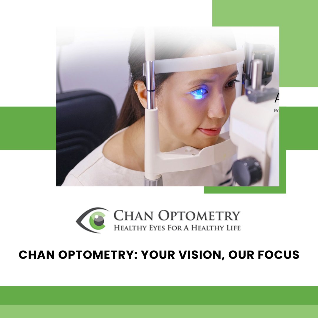 ChanOptometry's tweet image. Chan Optometry: Your Vision, Our Focus

Visit us at chanoptometry.com/pages/chan-opt… to book your appointment today!

#ChanOptometry #EyeCare #Optometrist #VisionCare #EyeHealth #EyeExams #LaserEyeSurgery #ContactLen