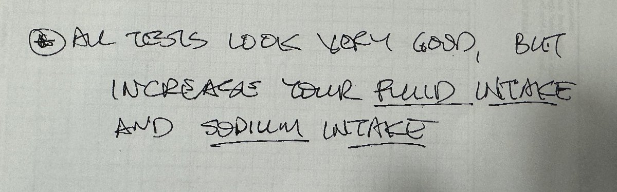NephRodby's tweet image. In a note at the bottom of lab report, from PCP to the patient (hmm), but what potential scenario might this apply to? #askrenal