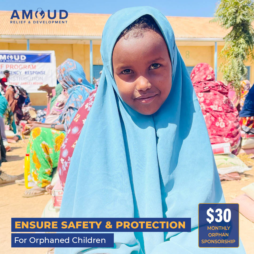 Many orphans in the #HornOfAfrica endure neglect and abuse, deeply impacting their emotional health.  

Your support can protect these vulnerable children and offer them a more hopeful life. 

Consider sponsoring an orphan at amoudfoundation.org/cause/orphans.