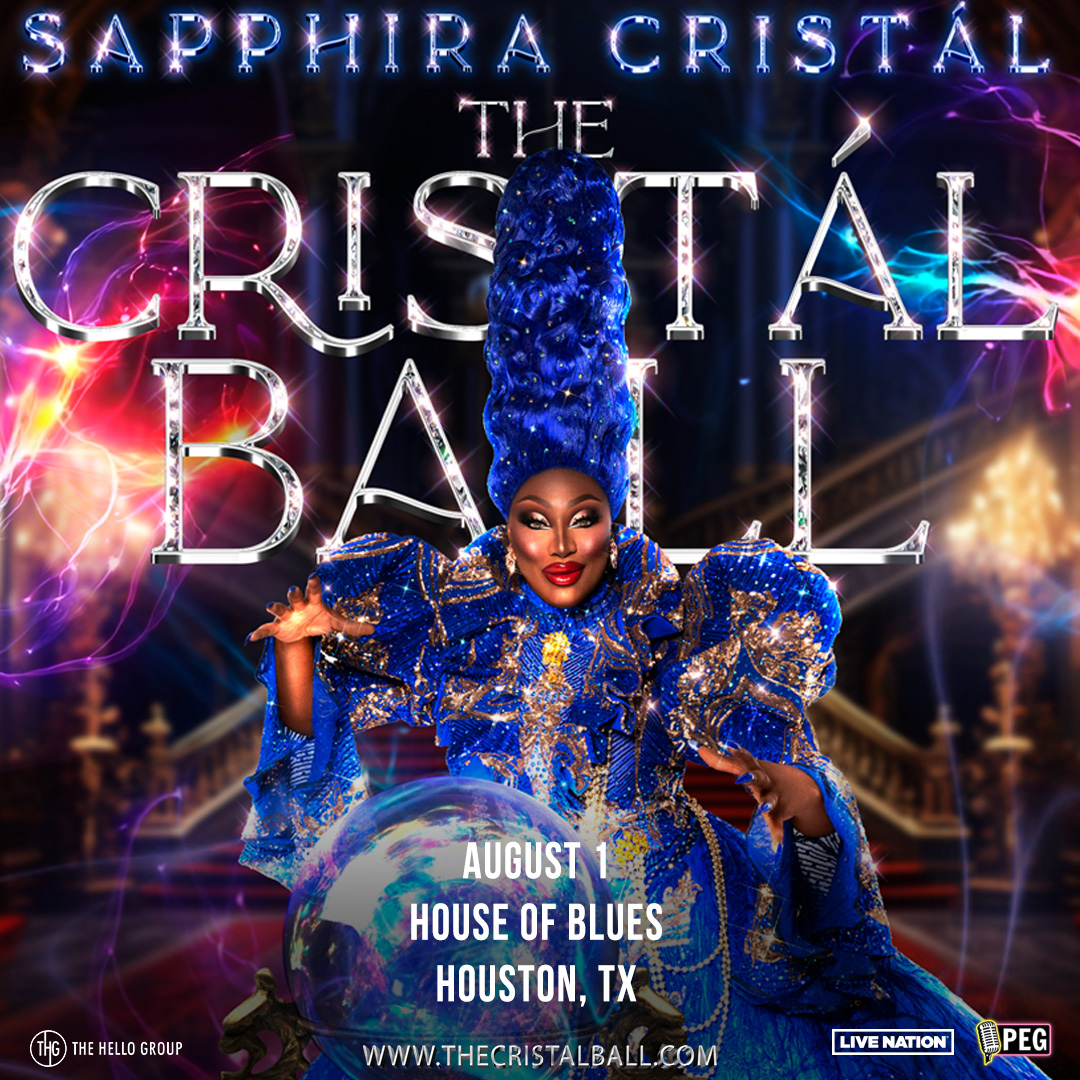ON SALE NOW! 🚨 : @sapphiracristal at House of Blues Houston on August 1! Ages 18+ 🎟️ livemu.sc/4a7Z2ZP