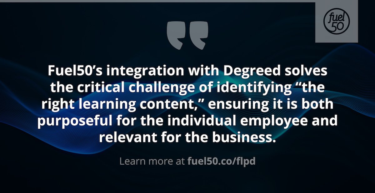 A critical challenge to bridging #SkillsGaps is in contextualizing what constitutes “the right learning content,” ensuring it's both purposeful to the individual employee and relevant to the business. This is where Learn+ integrated with @degreed comes in: hubs.la/Q02tLshb0