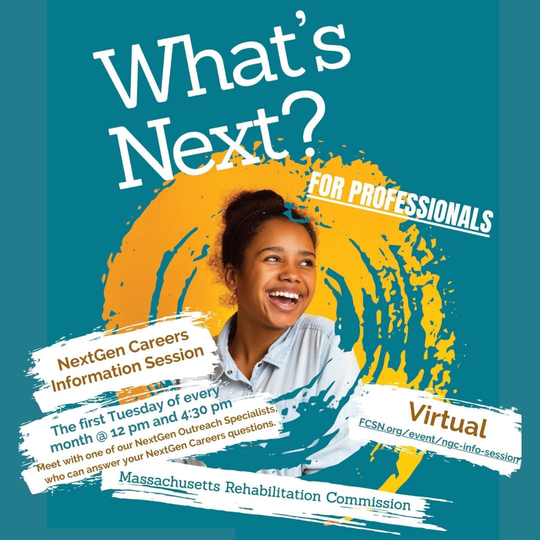 Do you work with young adults 14-30?

Then you'll want to know about NextGen Careers!

Register at fcsn.org/event/ngc-info…

#YouthEmployment #InclusiveEmployment #OpportunitiesForAll #EmpoweringYouth #JobReadiness