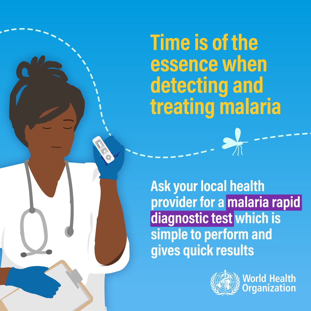 Early diagnosis & treatment of #malaria 🦟 reduces disease, prevents deaths and contributes to reducing transmission 👉bit.ly/44bRXGf #WorldMalariaDay