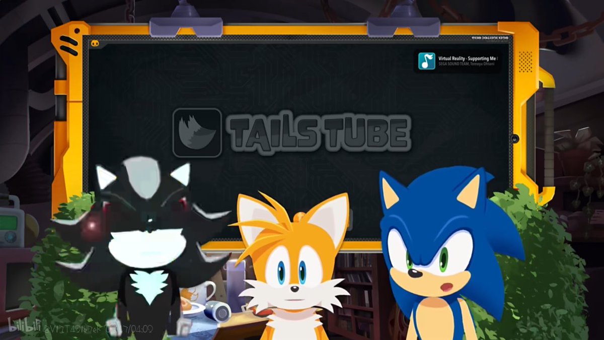 Redlesstinger's tweet photo. @sonic_hedgehog At the moment Shadow used chaos control 
He became Mephiles! https://t.co/HCbKRjRX4H
