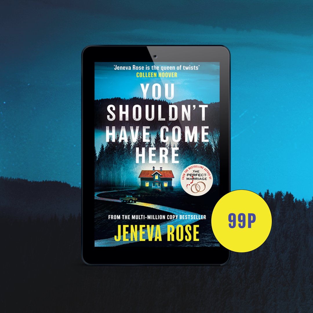 'HOOOOLY MOOOOLY. My jaw is on the floor' ⭐⭐⭐⭐⭐ 'Brilliantly executed and so smart' ⭐⭐⭐⭐⭐ From the #1 bestselling author of THE PERFECT MARRIAGE, @jenevarosebooks, comes a brand new UNPUTDOWNABLE thriller. Download for 99p: brnw.ch/21wJbeG