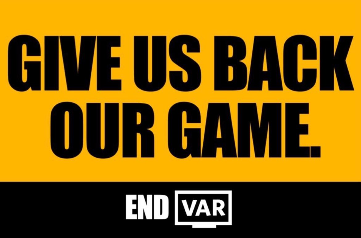 @premierleague @FA_PGMOL @thefa @talkSPORT @BBCSport  no fans wants this shite.  The game is about the fans.  Can we end this misery at the end of the season.  

Sometimes going backwards is the right thing to do. 

#ENDVAR