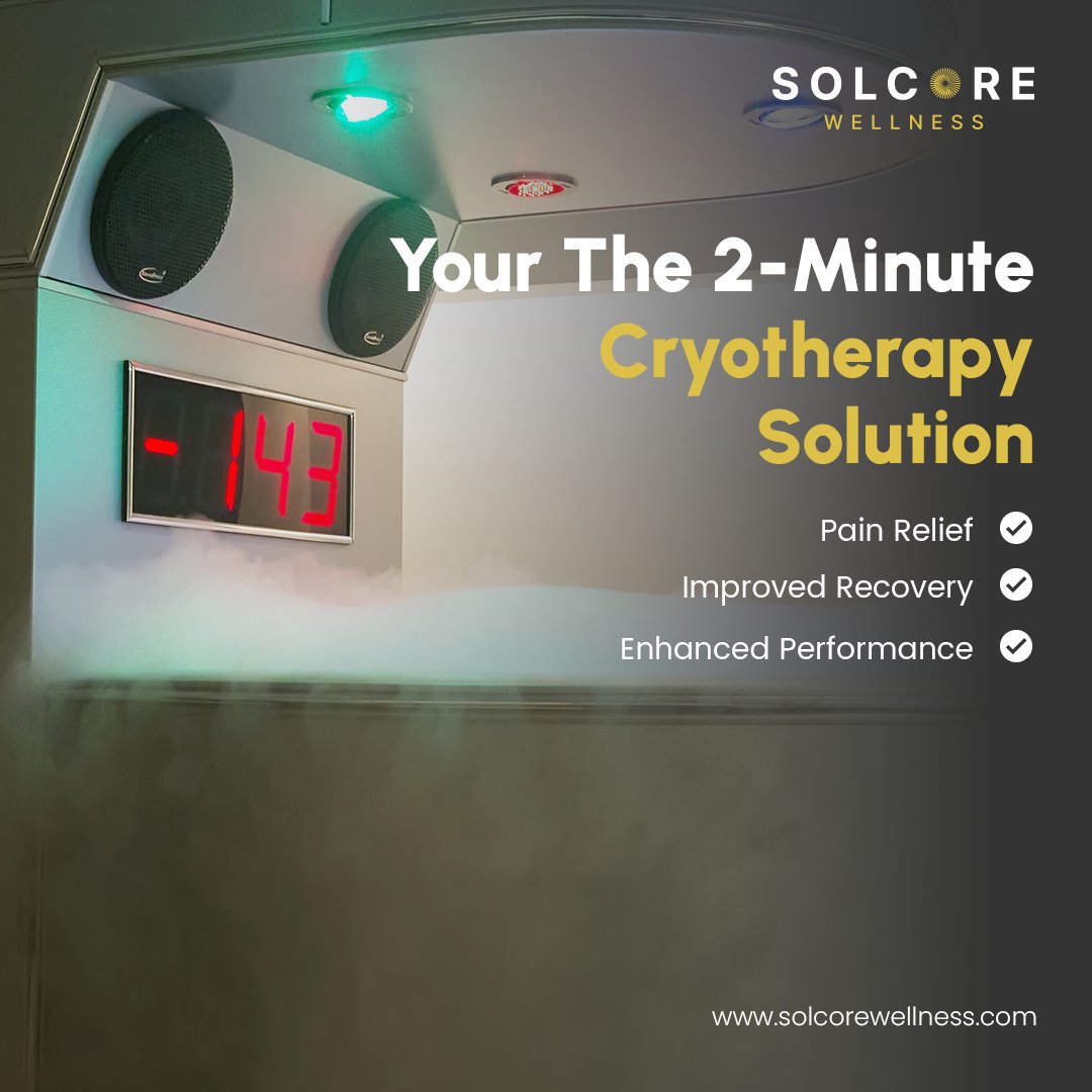Optimize your cryotherapy experience with shorter sessions! ❄️

Recent studies reveal that just 2 minutes of exposure to freezing temperatures can unlock significant benefits for your body. Discover the power of targeted cryo and chill smarter, not longer!