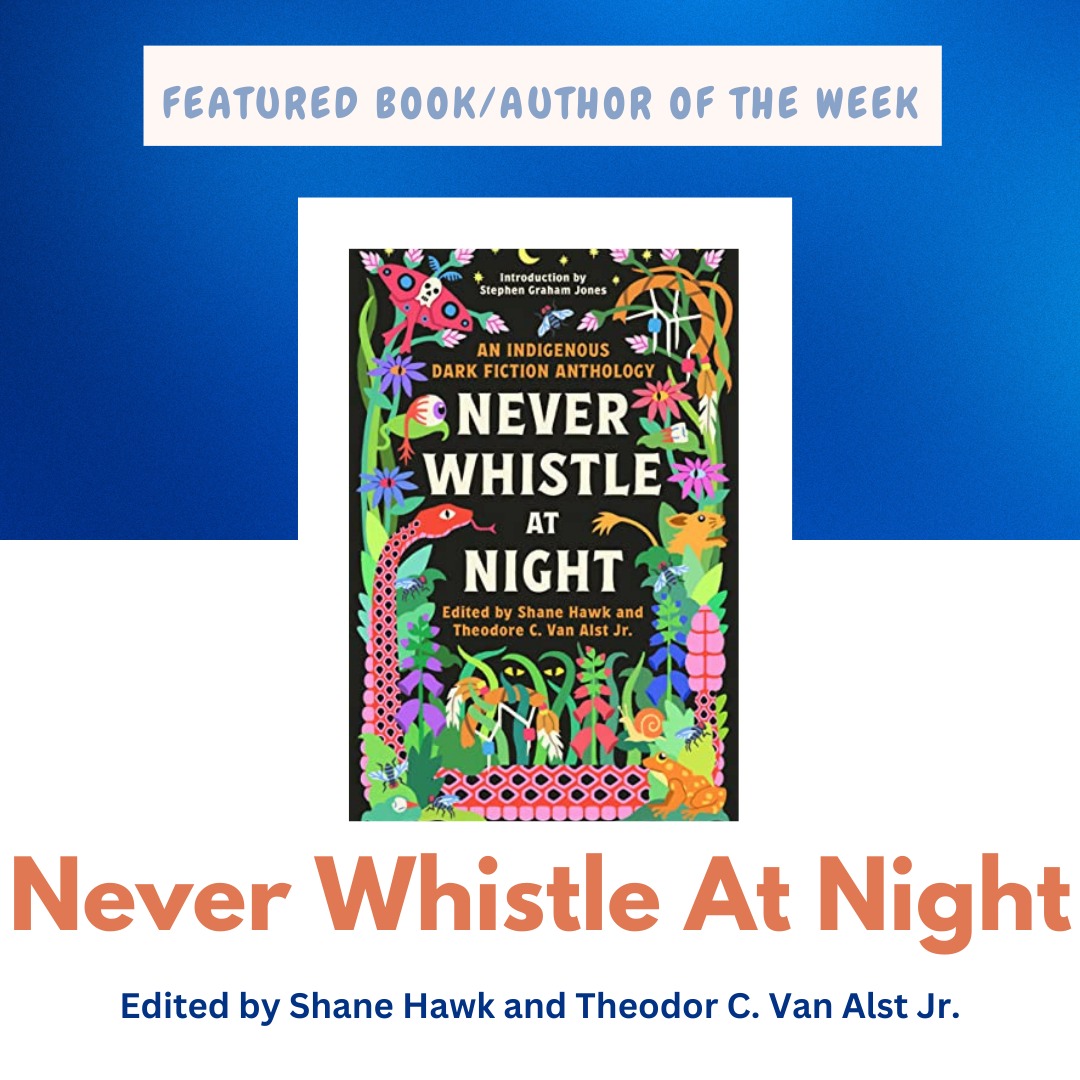 Our featured book this week is NEVER WHISTLE AT NIGHT, a horror anthology edited by Shane Hawk and Theodore C. Van Alst Jr. and introduced by author @SGJ72! 

#readingnationwaterfall #rnw #littlefreelibrary
#littlefreelibraries #lfl #imls #imlsgrant