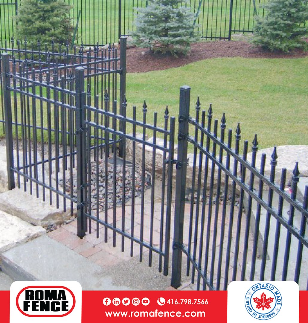 Homeowner to Home Lover with our residential options! 😍🏡 #romafence #ironfence #residentialfence