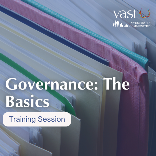 Good governance is fundamental to a charity’s success. Get up to date on what you need to do & what your responsibilities are with this training session on 9th May. Ideal for management, boards & trustees. 👉 ticketsource.co.uk/vast/governanc…
