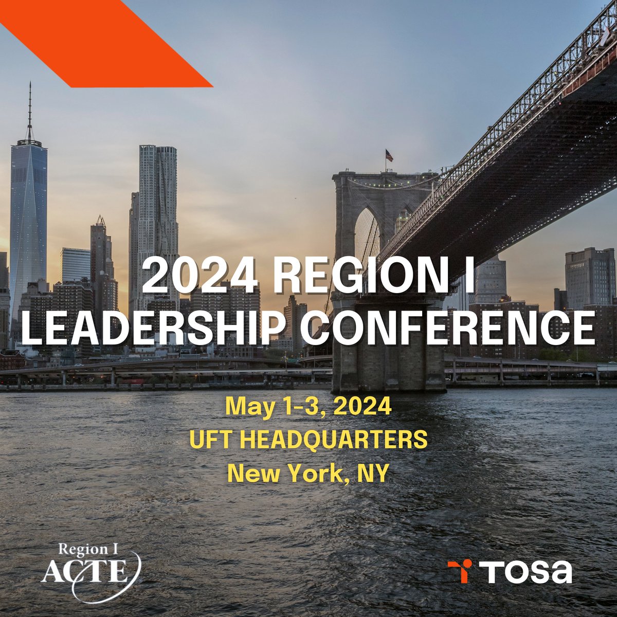 The #BigYellowTable meets the #BigApple! 🍎

Tosa will be at the 2024 Region I Leadership Conference next week in New York City!