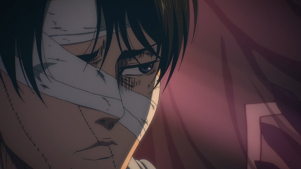 leviscleanfairy's tweet photo. when Levi said "dedicate your heart" to Hange https://t.co/TP4obEX0FY
