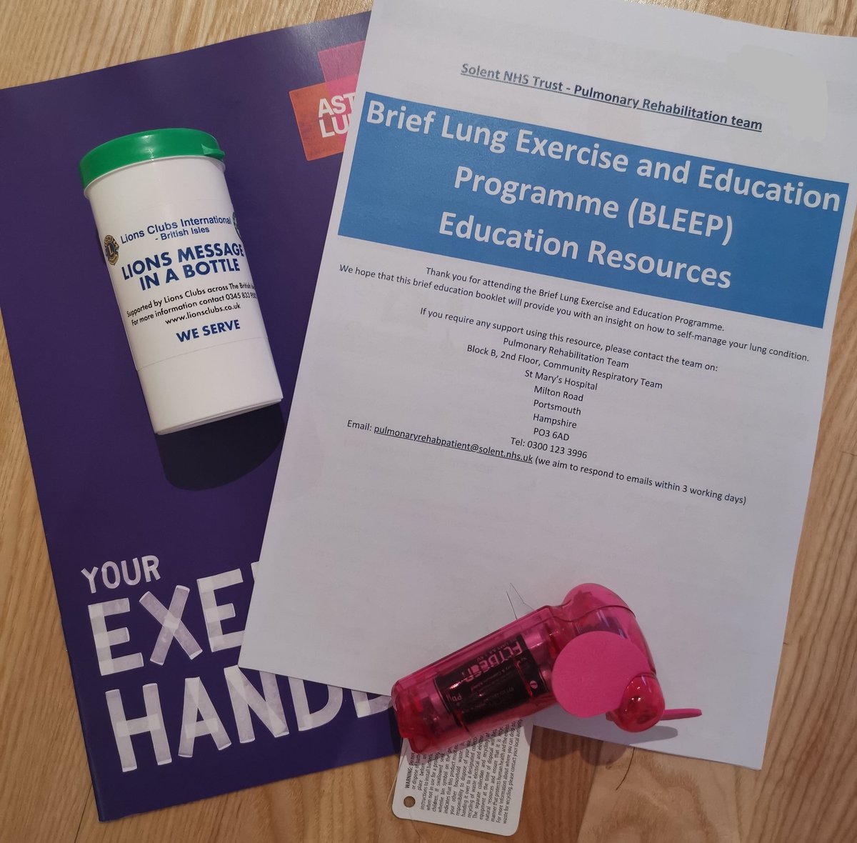 Kelly Wainwright 💙 (@kellywainw) on Twitter photo Brief Lung Exercise and Education Programme (BLEEP) session 1 completed ☑️
Pilot programme to improve accessible options in the Pulm Rehab pathway with <a href="/rehab_pulmonary/">Hampshire Pulmonary Rehab</a>
10 patients in attendance, lots learnt & useful feedback received.
Gathering ALL the data! 📊
<a href="/SolAdultsPorts/">Solent NHS Adult Services Portsmouth</a> Brief Lung Exercise and Education Programme (BLEEP) session 1 completed ☑️
Pilot programme to improve accessible options in the Pulm Rehab pathway with <a href="/rehab_pulmonary/">Hampshire Pulmonary Rehab</a>
10 patients in attendance, lots learnt & useful feedback received.
Gathering ALL the data! 📊
<a href="/SolAdultsPorts/">Solent NHS Adult Services Portsmouth</a>