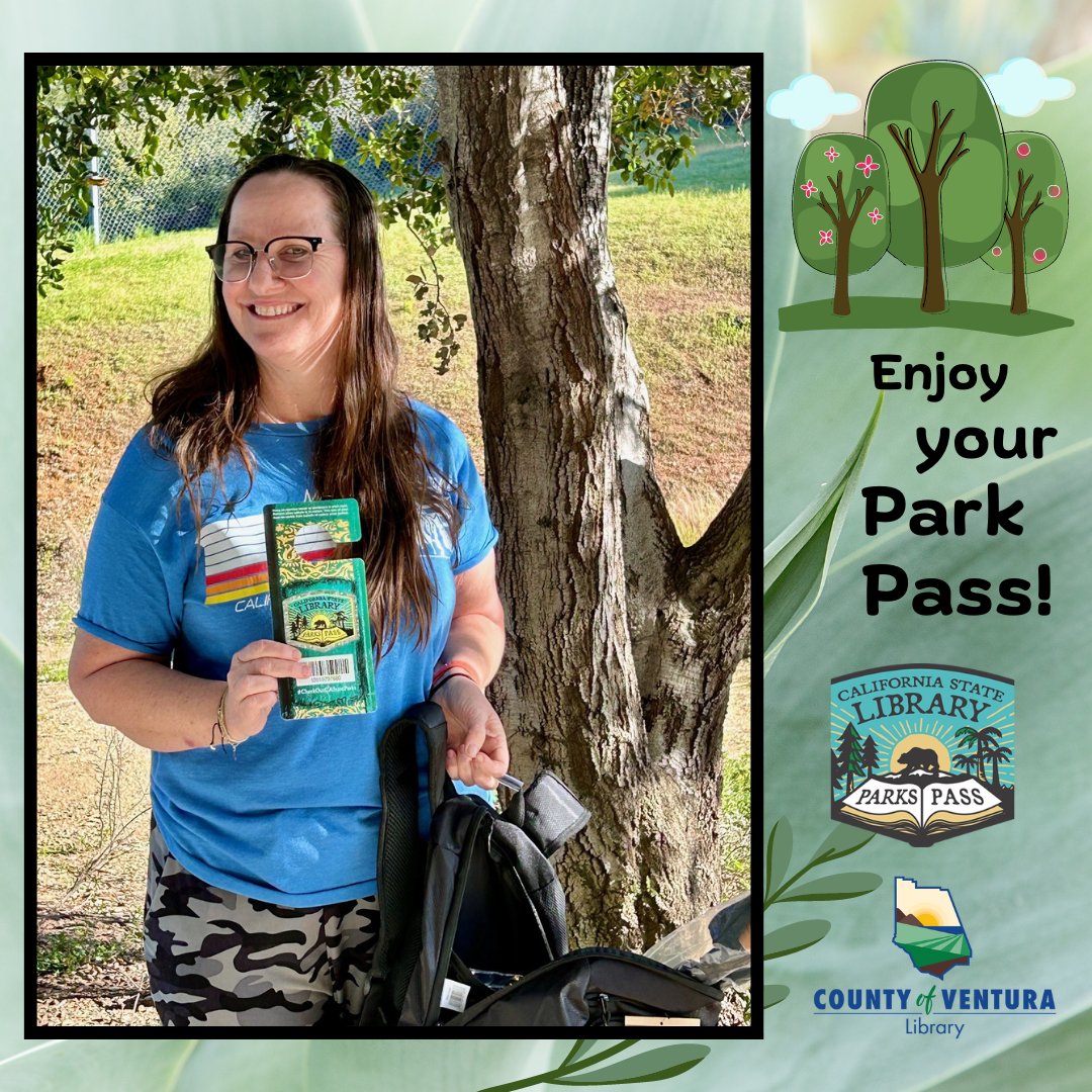 Oak Park resident Danya Haggart will be using her Park Pass to enjoy a hike in Malibu State Park. Where will your Park Pass take you? #vclOakParkLibrary #StateParks #hiking