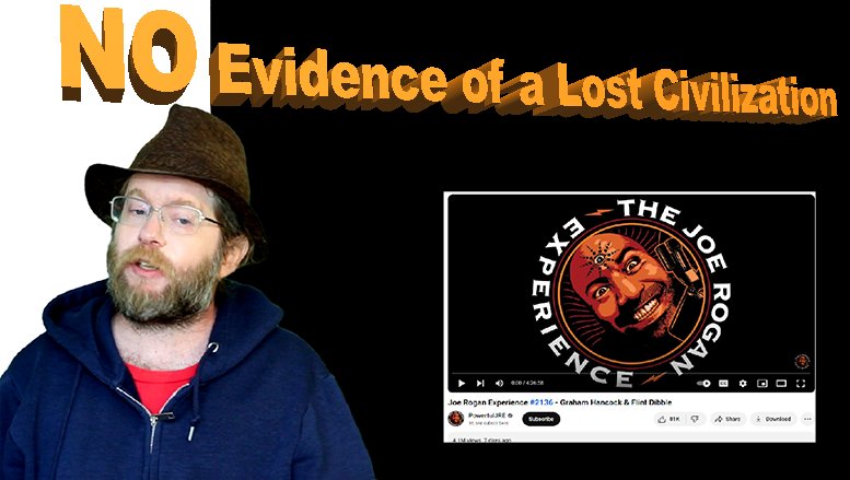 'Some More Thoughts on a Lost Civilization' In this video, I reflect briefly on my chat with Graham Hancock on the Joe Rogan Experience Add to it and look forward See it here: youtu.be/--StG8FIrE8