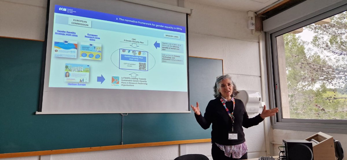 🟣I #ICMforEquality 🙌Today we have been attending the 7th International Conference on Gender Research at the @UABBarcelona 🗣️Our colleague @SilviaDonoso7 has given the talk 'From Norm and Theory to Practice: a Tailor-made GEP' @letsgeps #genderdiversity #genderinclusion