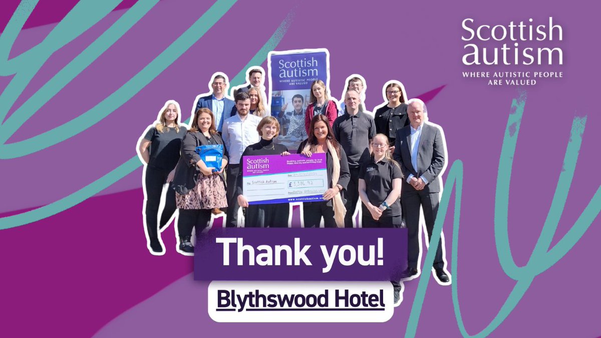 A huge thank you to the Kimpton Blythswood Hotel for their incredible support! They raised an amazing £3,386 for the Castlemillk service, and tomorrow they are hosting their superheroes day to raise even more funds. Thank you, Kimpton Blythswood Hotel for your continued support!